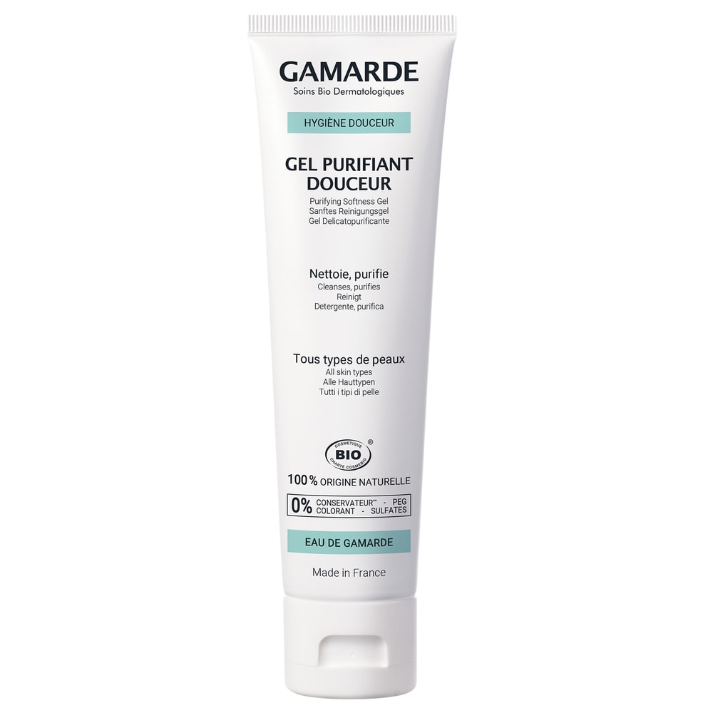 gamarde GEL PURIFIANT DOUCEUR Tube 100 ml Gel nettoyant purifiant visage