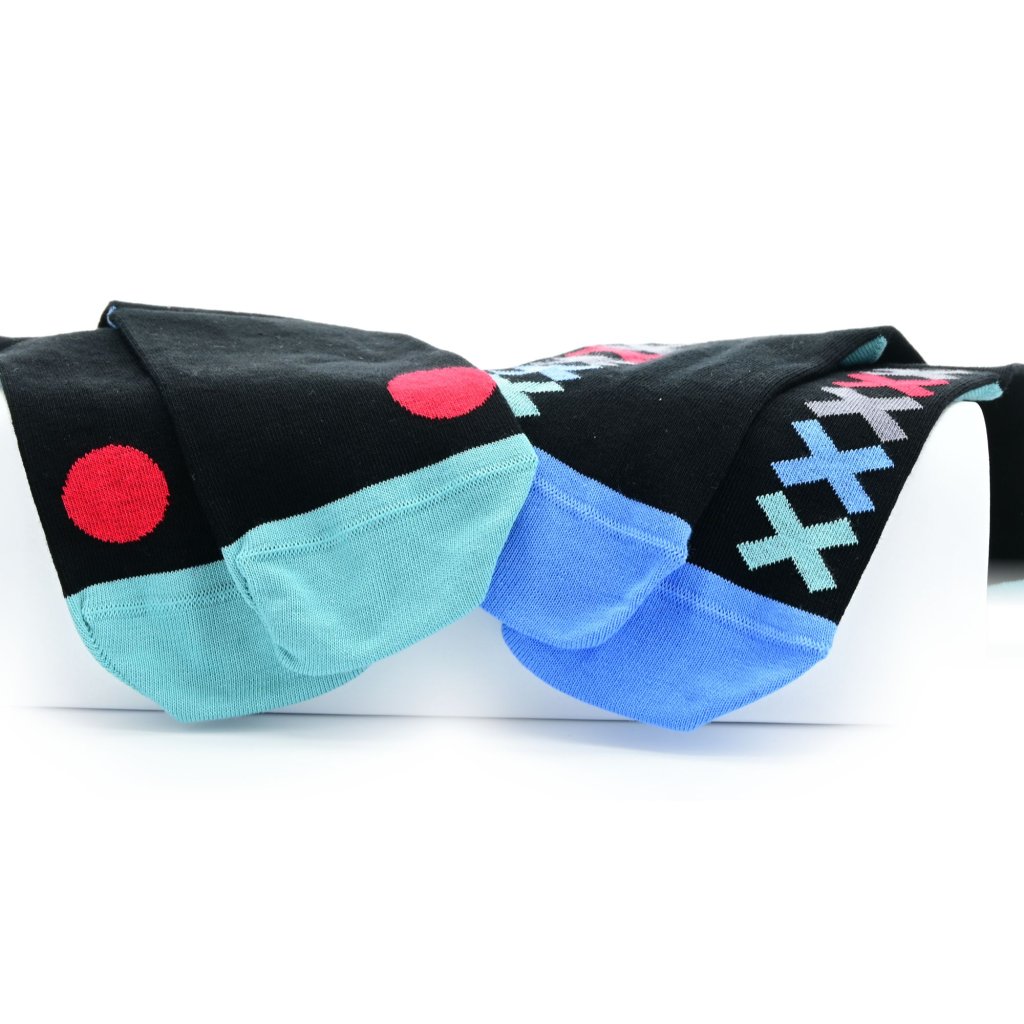 Footic Tic Tac Toe Barfußsocken, 2 Paare