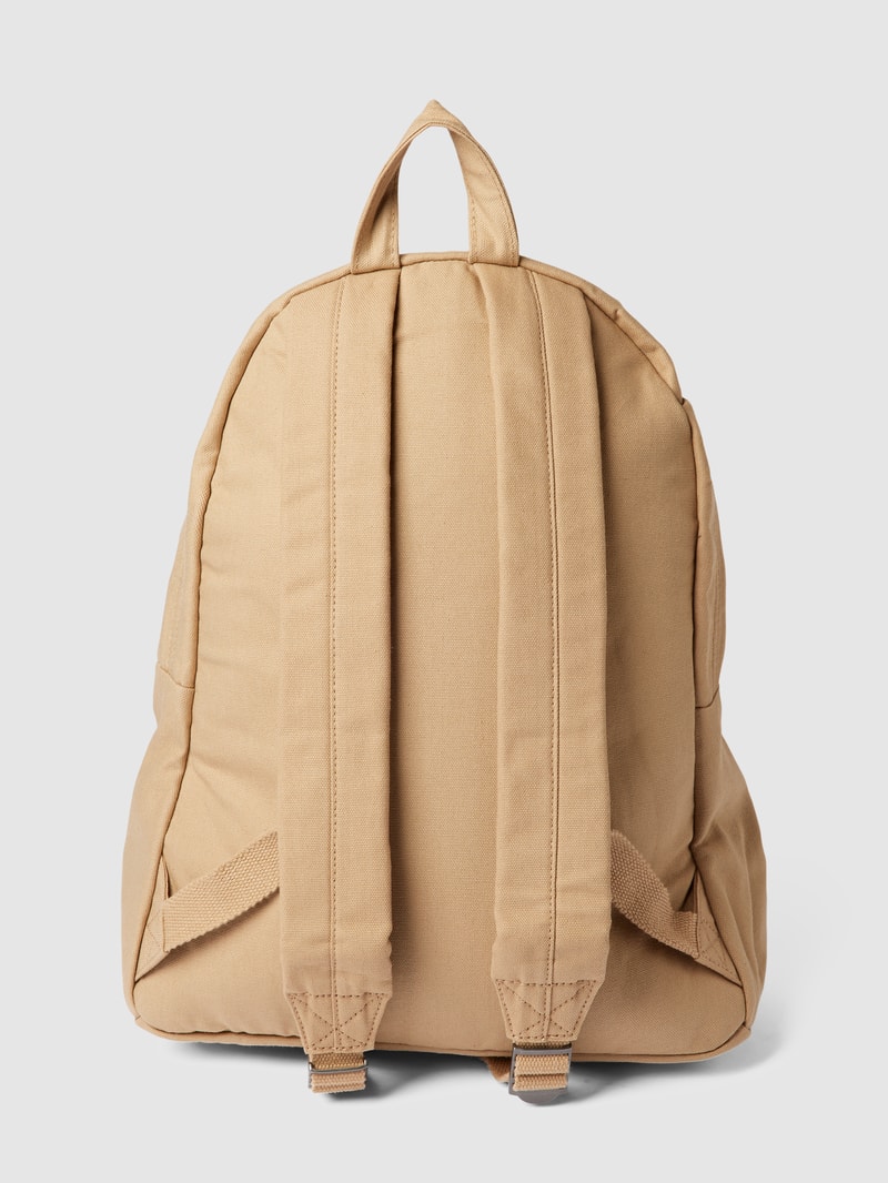 Rucksack mit Label-Detail in beige