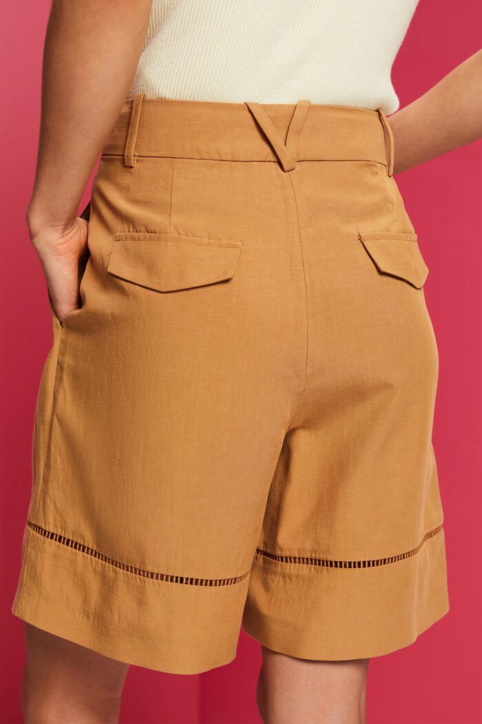 Bermudashorts mit Vintage-Spitze