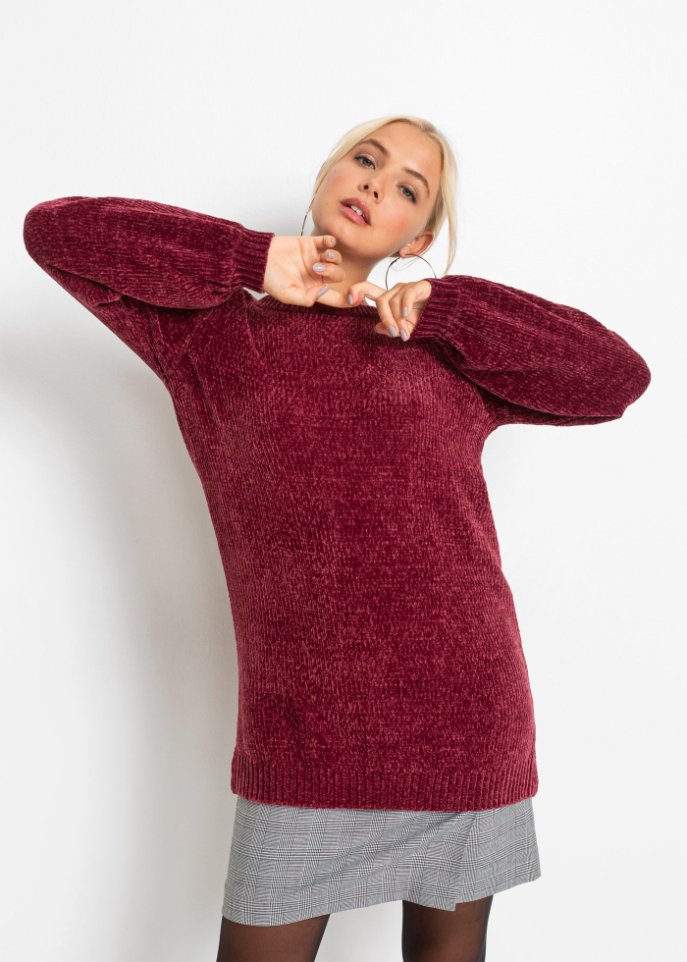 Chenille-Longpullover