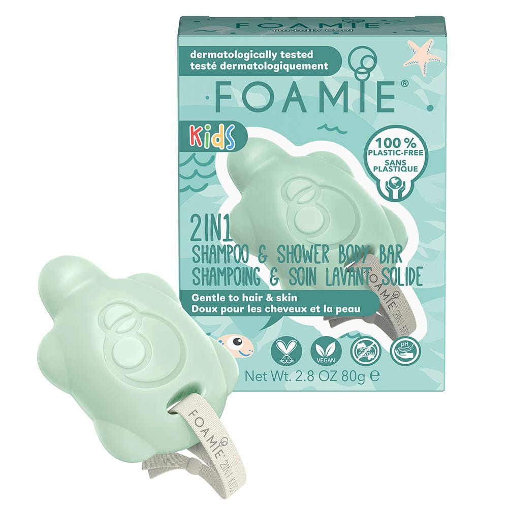 FOAMIE 2in1 Festes Shampoo & Duschgel Kids Grün