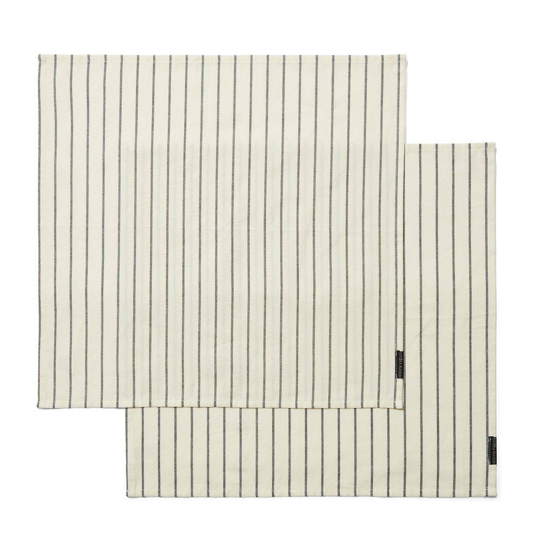 Classic Striped Servietten Baumwolle. Stoffservietten-Set Vertical Steepled 2 Stück