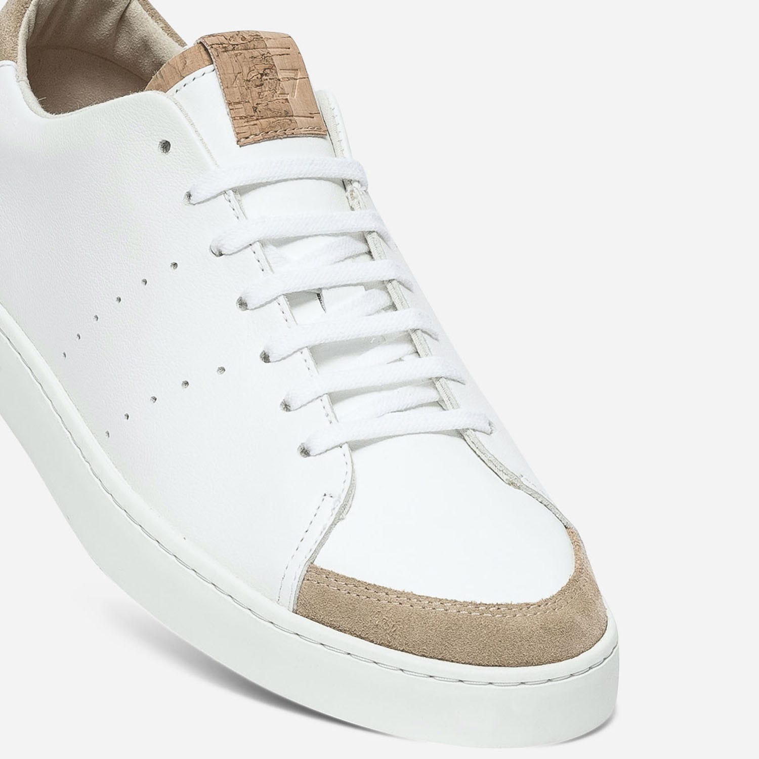 Tennis 1927 blanche homme en cuir éco-conçu (43 à 45)
