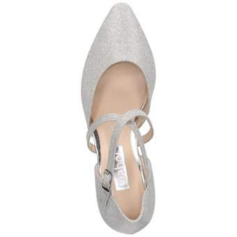Gabor Spangenpumps in silber