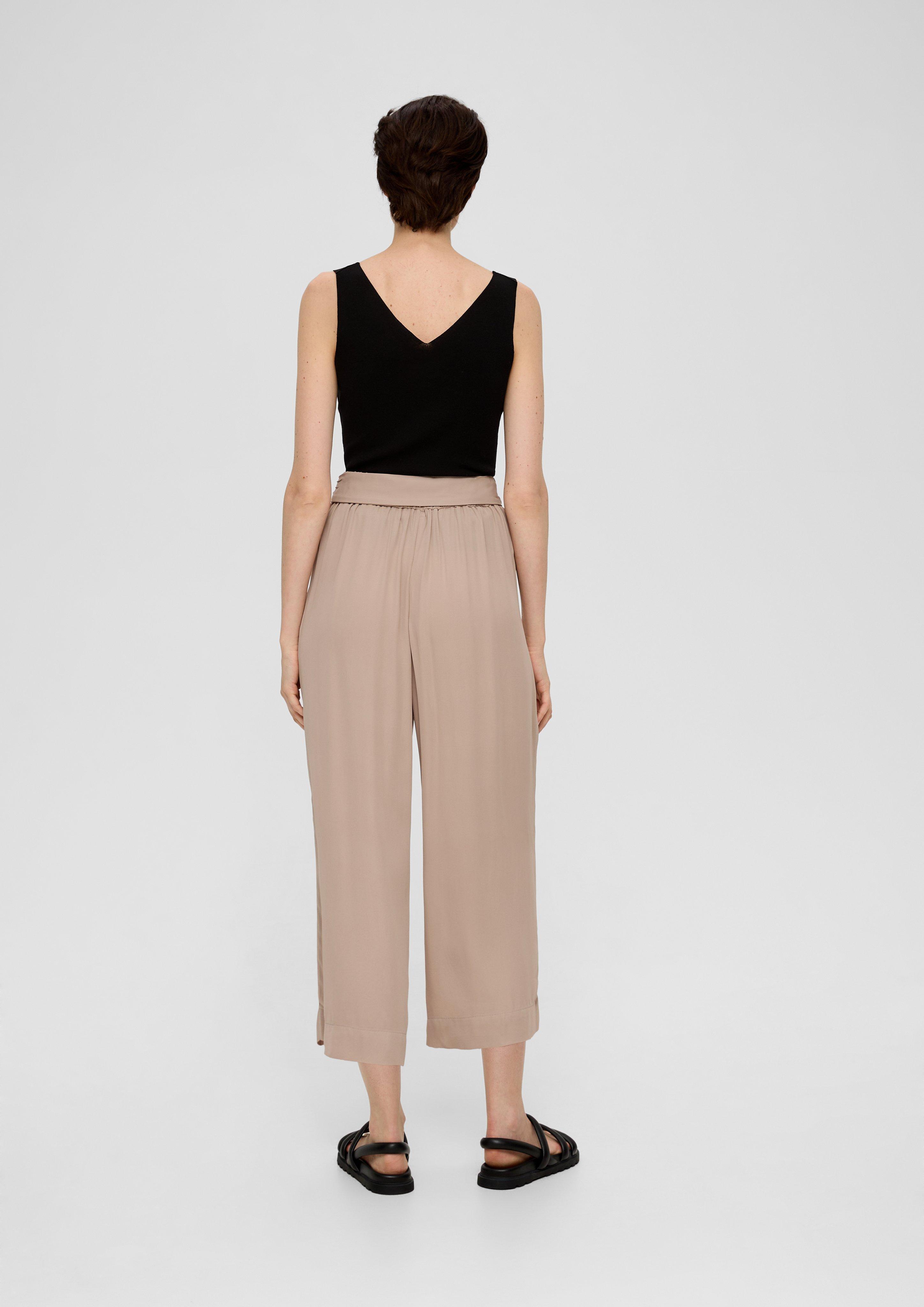 Wide Leg: Culotte aus reiner Viskose  2137643-8166