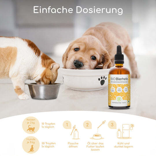 Wolfsbacher Natur Ergänzungsfutter & Aufzucht Wolfsbacher Natur Bio Bierhefe 100 ml