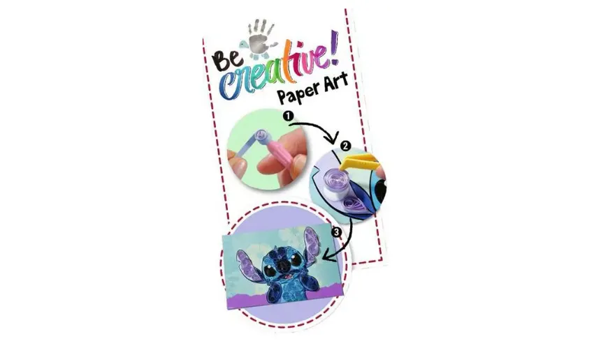 Ravensburger Beschäftigung - BeCreative Paper Art Quilling  Stitch - Bastelset
