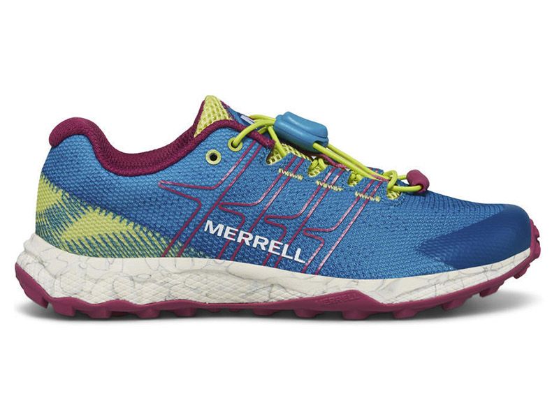 Merrell Moab Flight Low A/C Teal/Lime/Fuchsia Kinder Wanderschuhe