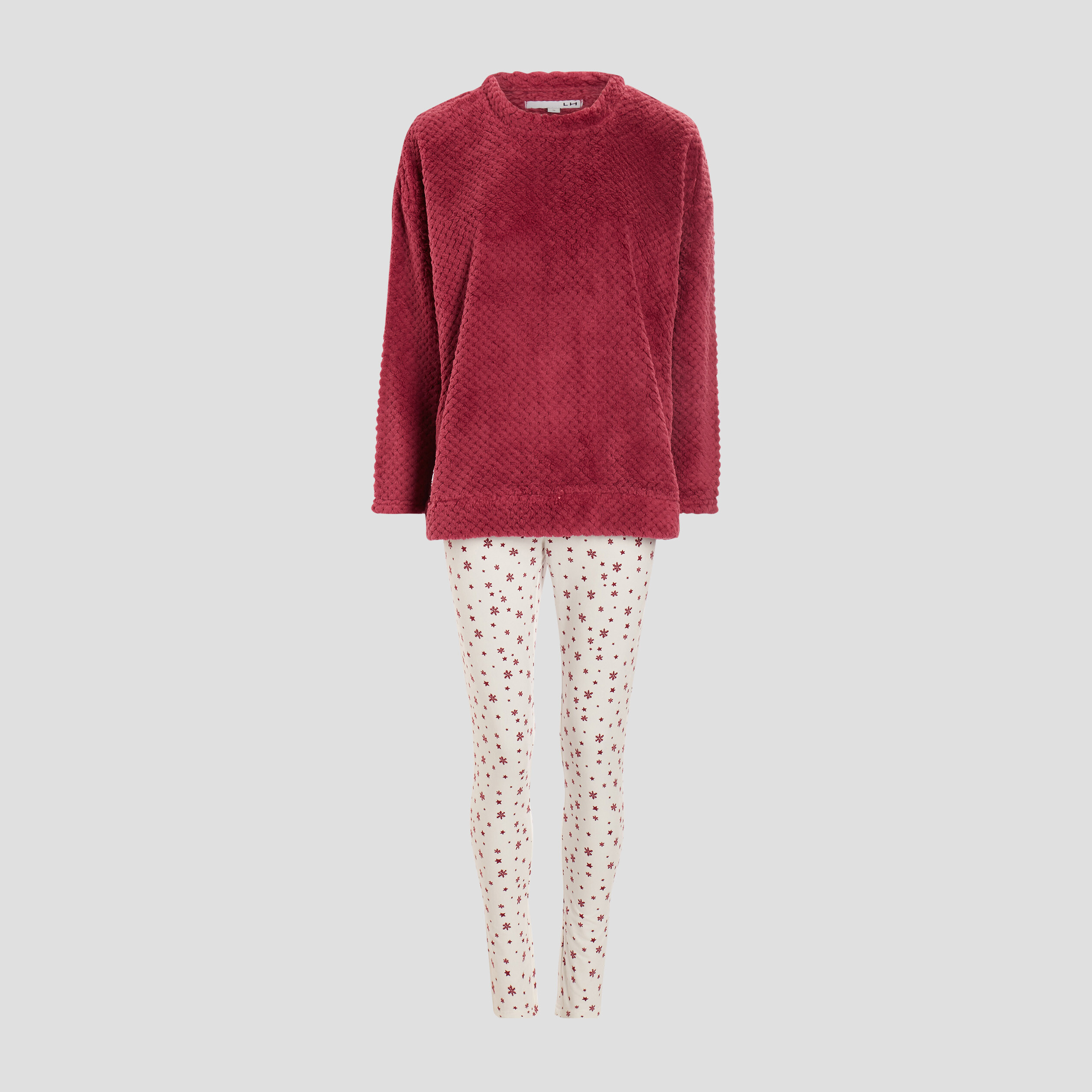 Ensemble pyjama 2 pièces ecru femme | La Halle