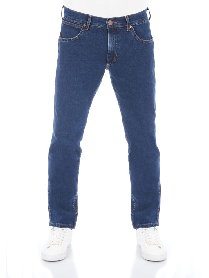 Wrangler Jeans Greensboro regular/straight in Blau günstig kaufen