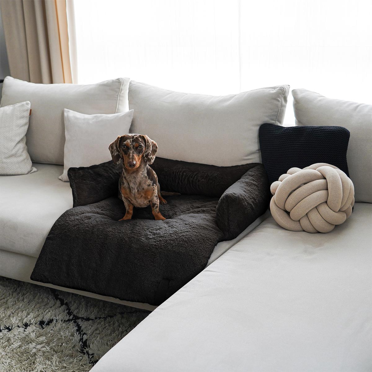District 70 Sofa Bett NUZZLE dunkelgrau kaufen bei ZooRoyal