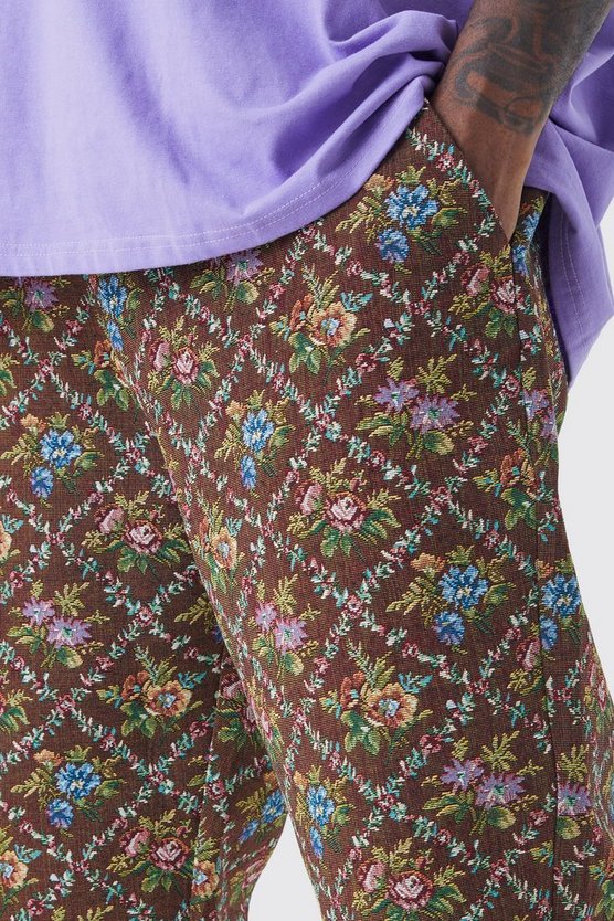 Plus florale Hose