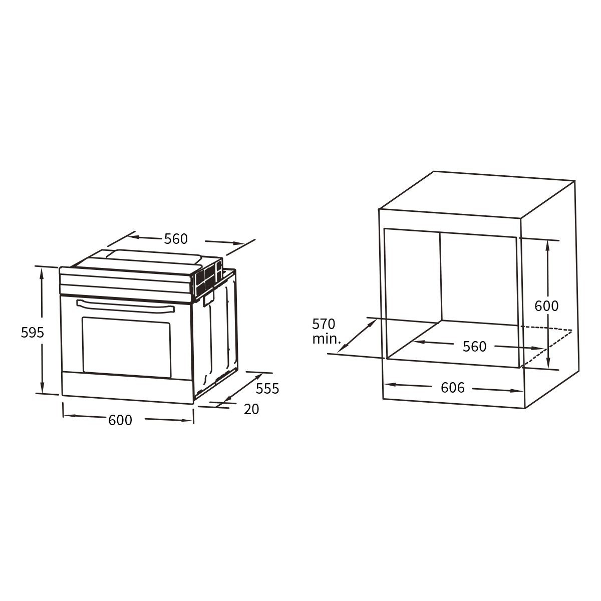KKT KOLBE Backofen-Set KKT KOLBE Backofen und Induktionskochfeld SET88102FZ, mit siehe Bilder/Beschreibung, 60cm Einbau-Backofen BO8810SS + 59cm Induktionskochfeld IND5901FZ