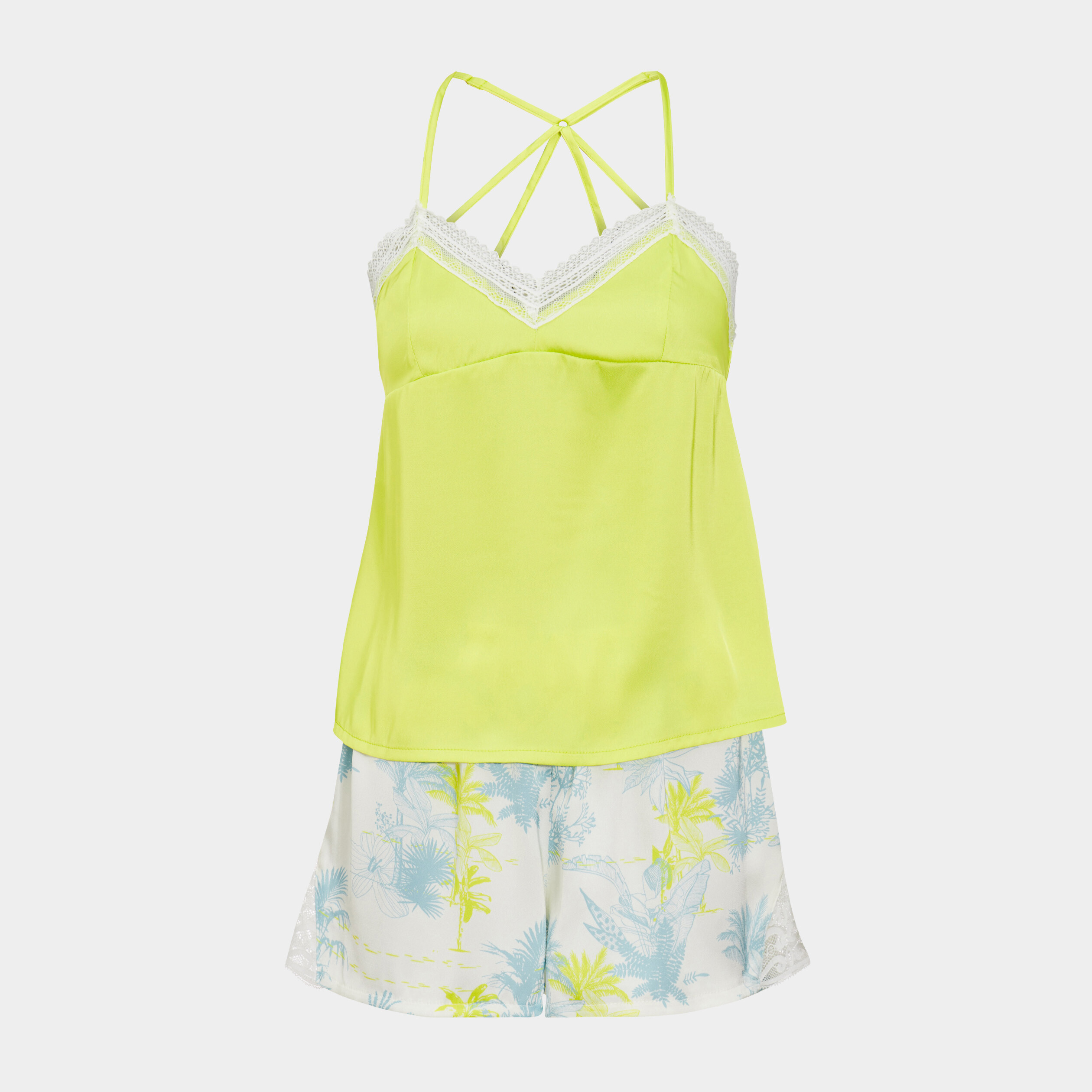 Ensemble pyjama 2 pièces ecru femme | La Halle