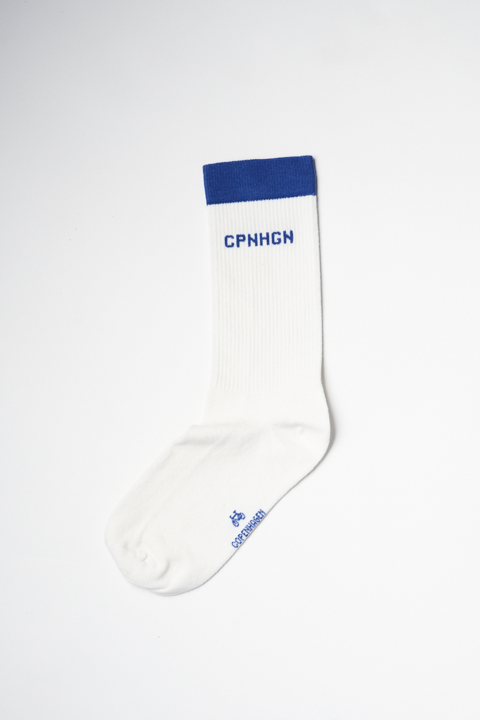 CPH SOCKS 2 cotton blend off white/blue