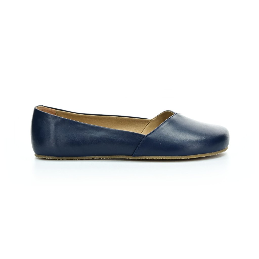 Shapen Peony Navy Regular Barfuß-Ballerinas