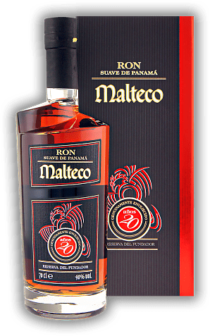 Malteco Reserva del Fundador 20 Anos 40% Malteco Reserva del Fundador 20 Anos 40% Sehr mundfüllender und weicher Rum mit feiner Süße. Alter 20 J. - 0,7	 Liter - Vol 40%