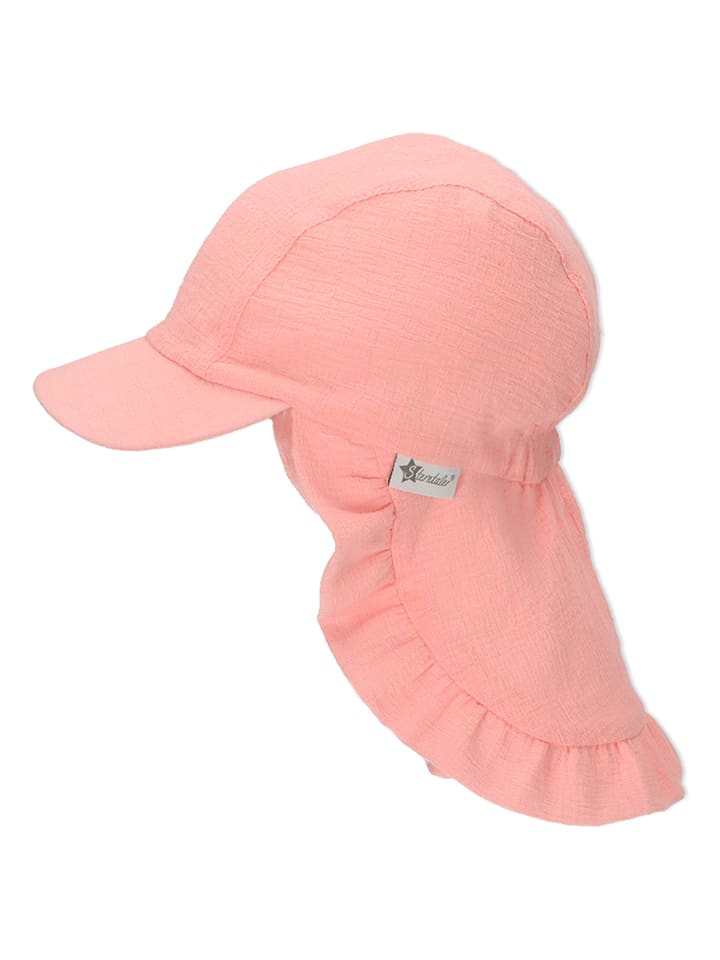 Sterntaler Schirmmütze mit Nackenschutz in Rosa günstig kaufen 43 cm