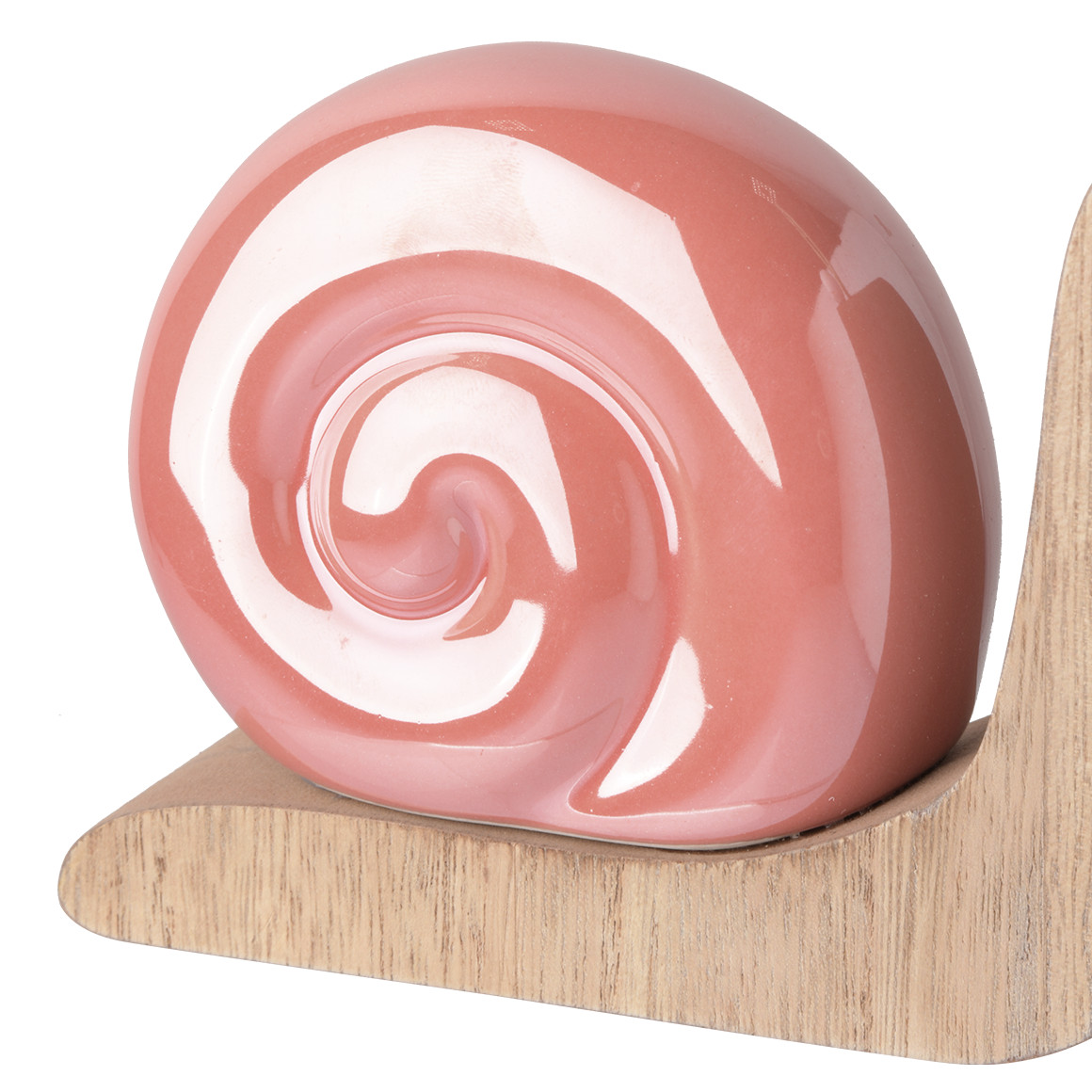 Deko-Schnecke mit Keramikhaus