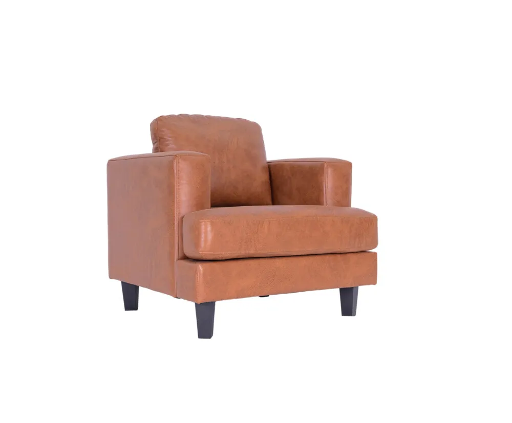 Happy Home Happy Home  3-2-1 Sofaset 3tlg. hellbraun Lederoptik