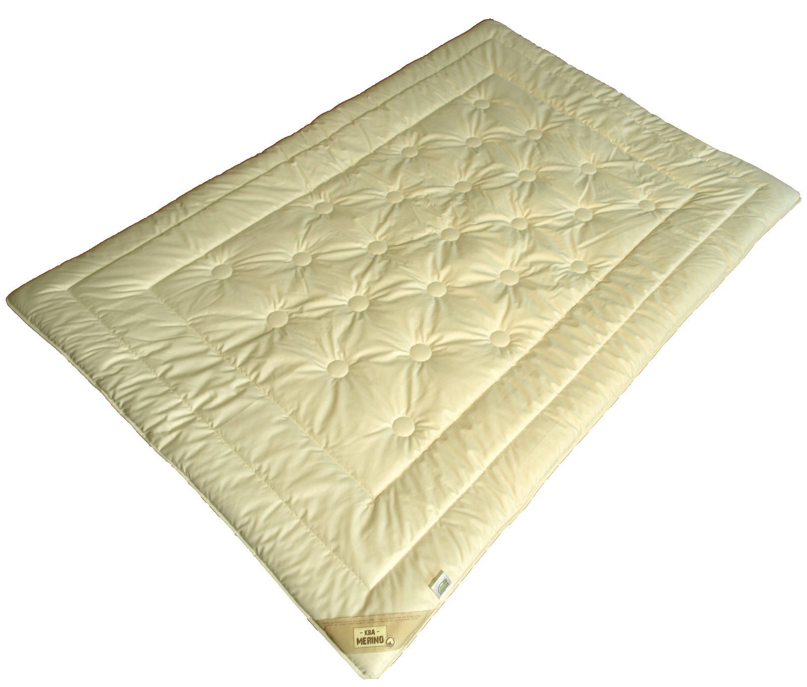 Naturfaserbettdecke, Winterdecke Duo-Warm Bio 100% Schurwolle Merino kbA+kbT, Garanta