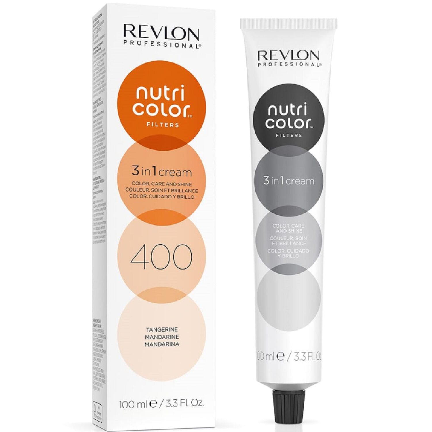 revlon professional Soin Repigmentant 400 Mandarine NUTRICOLOR - Cheveux Colorés - 100 ml