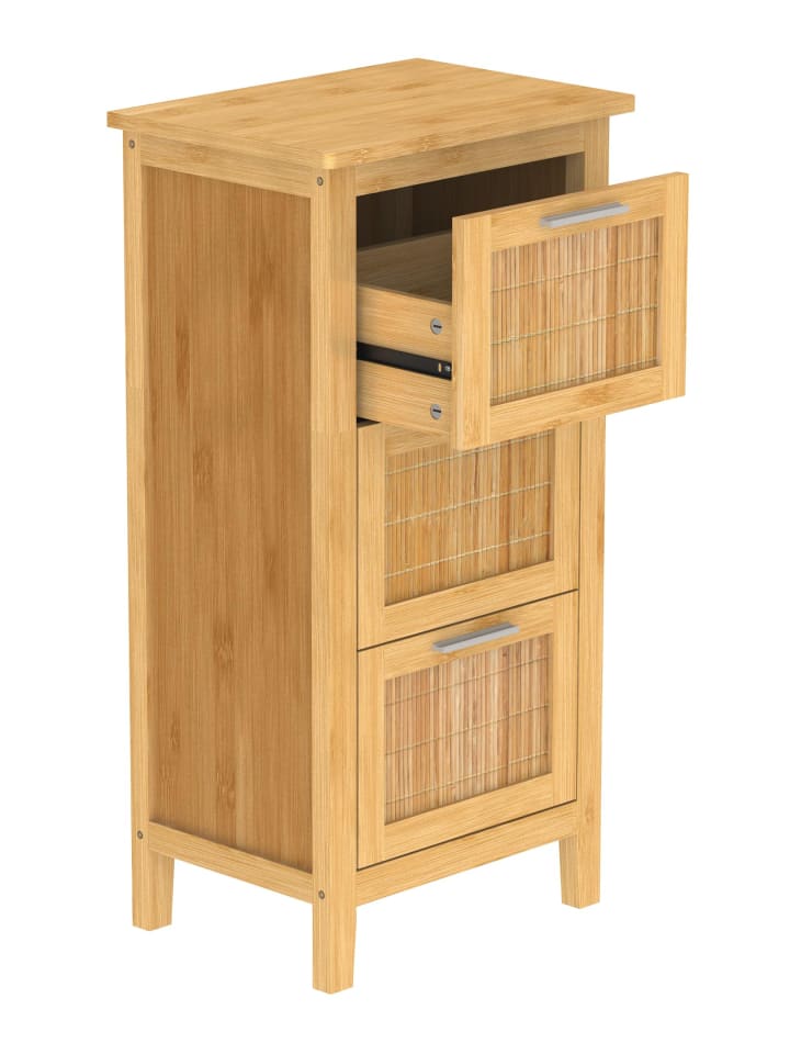eisl since 1980 Bambus Badezimmer Unterschrank in Hellnatur - (H) 82 cm x (B) 31 cm günstig kaufen onesize