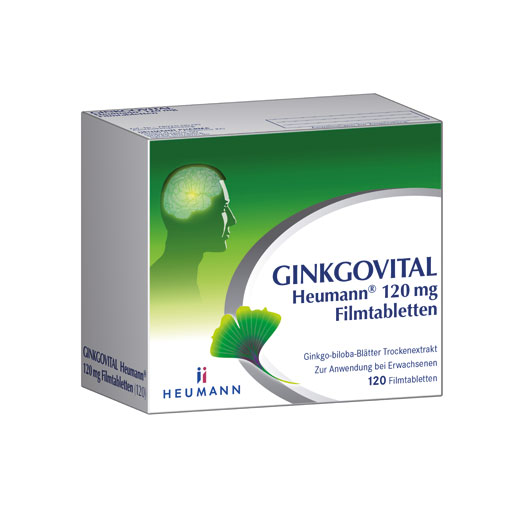 GINKGOVITAL Heumann 120 mg Filmtabletten  120 St  Filmtabletten