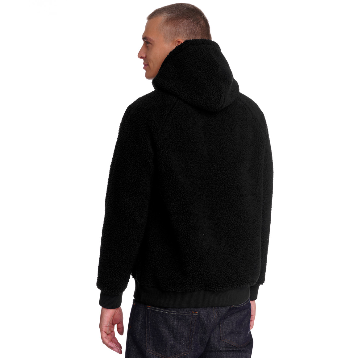 Herren Hoodie aus Teddyfleece