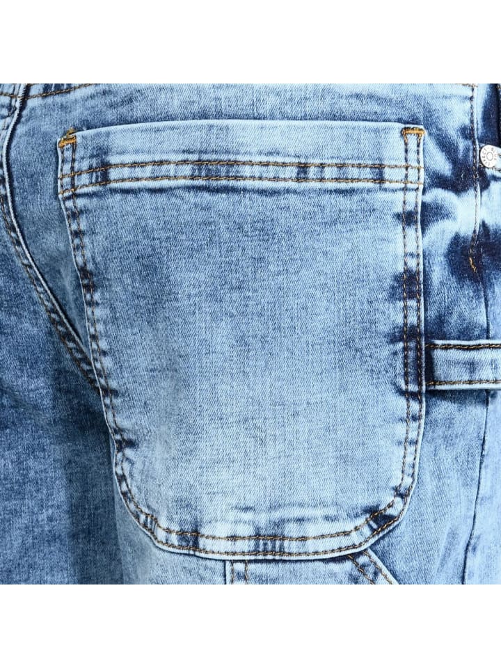 Blue Effect Baggy Jeans slim fit - schmaler Bund in medium blue günstig kaufen