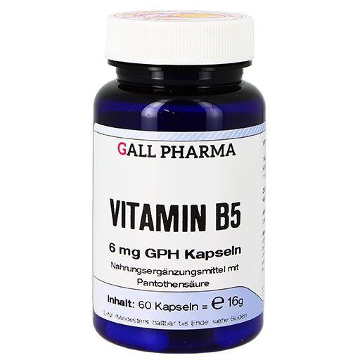 VITAMIN B5 6 mg GPH Kapseln  60 St  Kapseln
