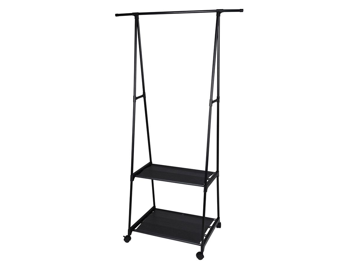 Storage Solutions Kleiderständer mit 2 Regalen