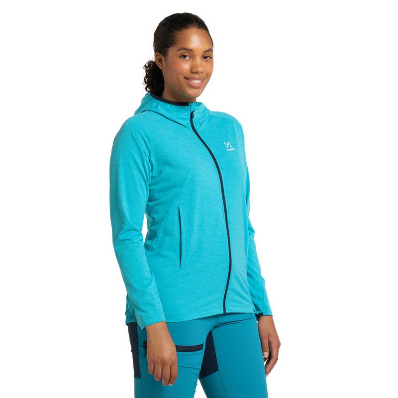 Haglöfs Mirre Mid Hood Fleecejacke Damen