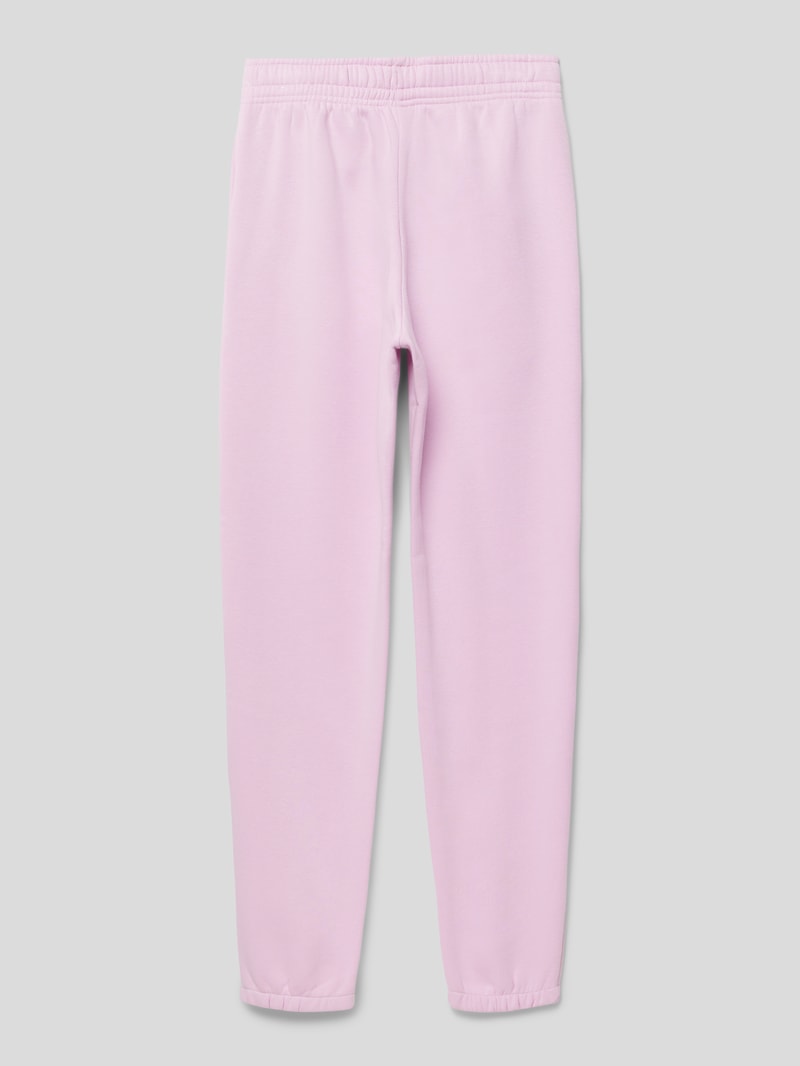 Sweatpants mit Label-Detail in flieder