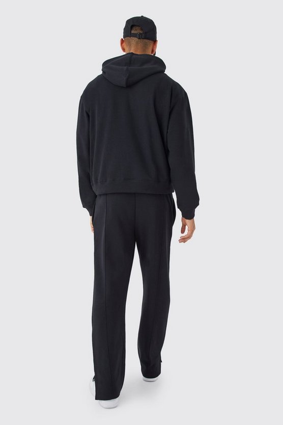 Lockere Jogginghose mit geteiltem Saum