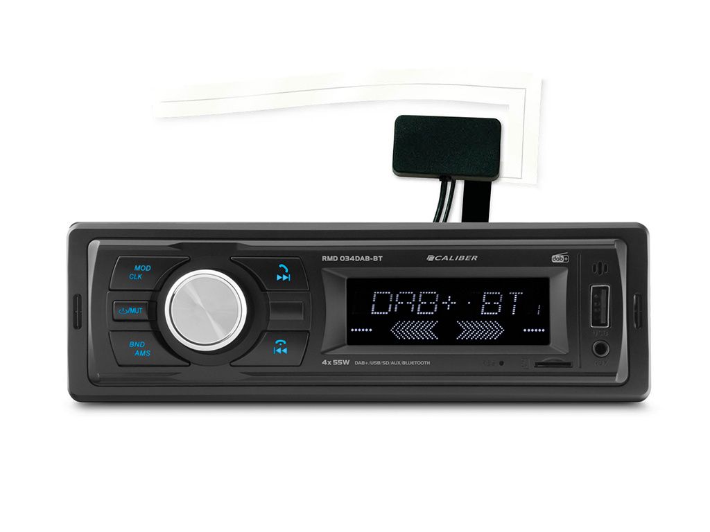 RMD034DAB-BT-Autoradio mit DAB + und Bluetooth - USB SD 4x 55WATT