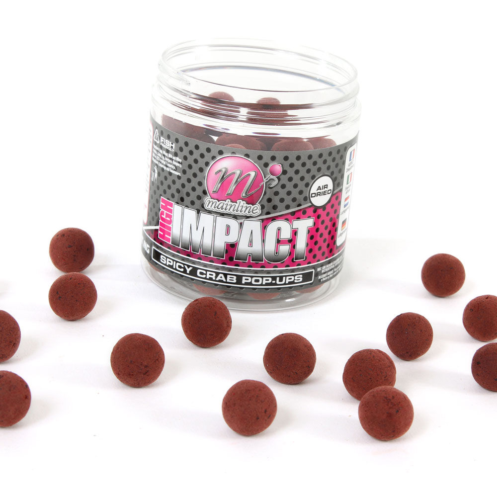 Bouillettes flottantes carpe mainline alto impacto pop up caranguejo temperado 15mm