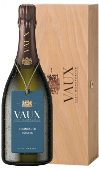 Premium Sekt in der Holzkiste - Sektmanufaktur Schloss Vaux