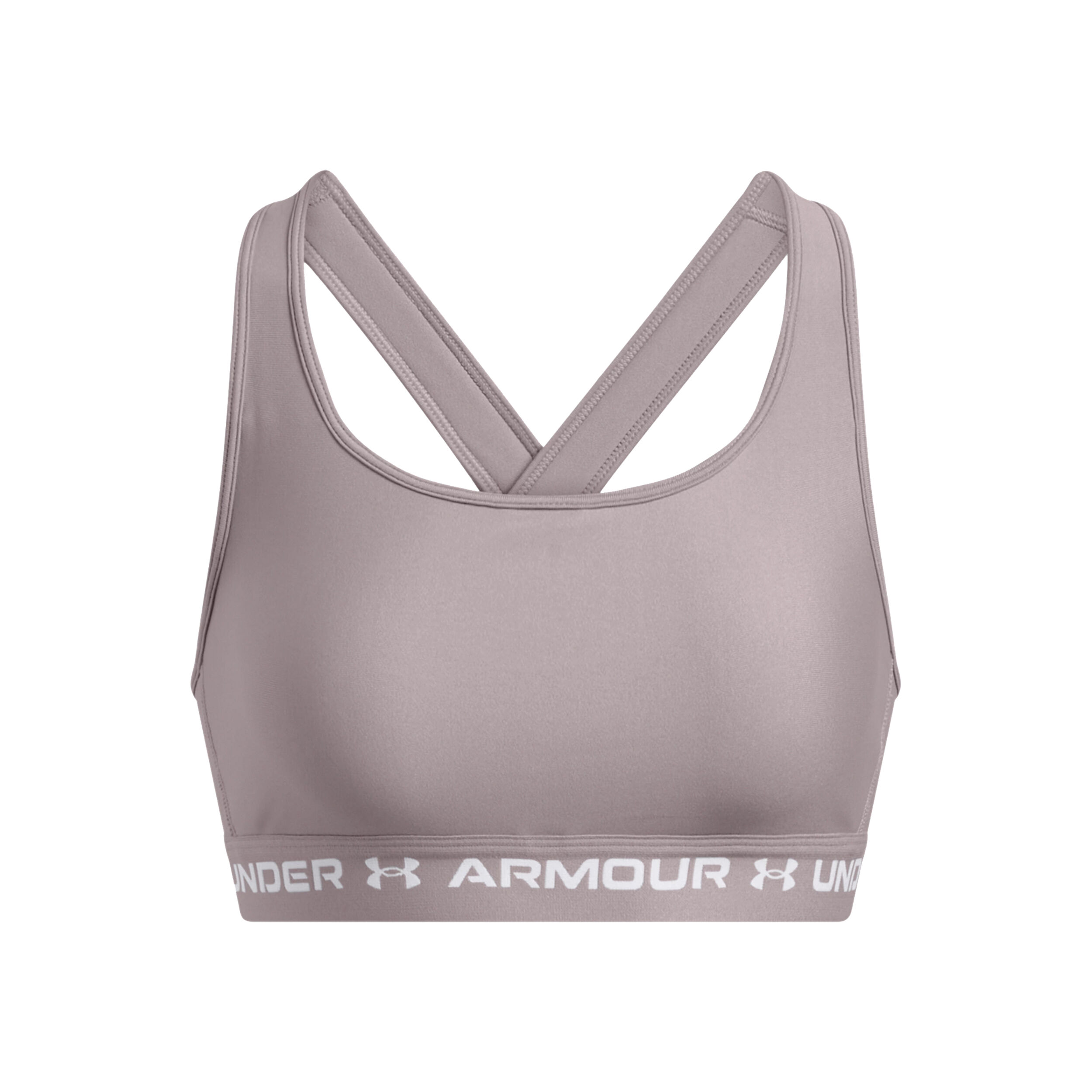 Crossback Mid Sport-BH Damen - Grau