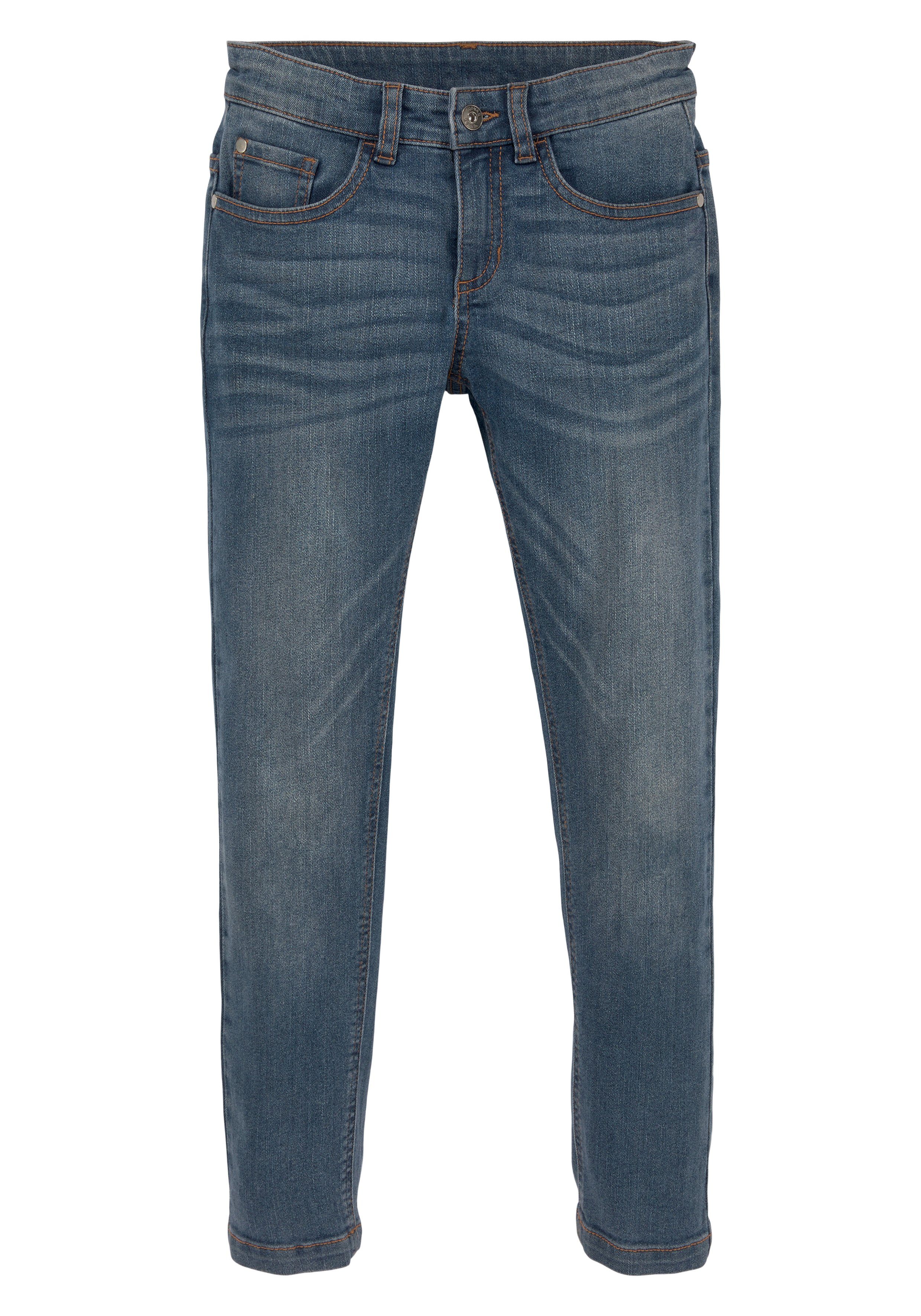 Bench. Stretch-Jeans regular fit mit schmalem Bein