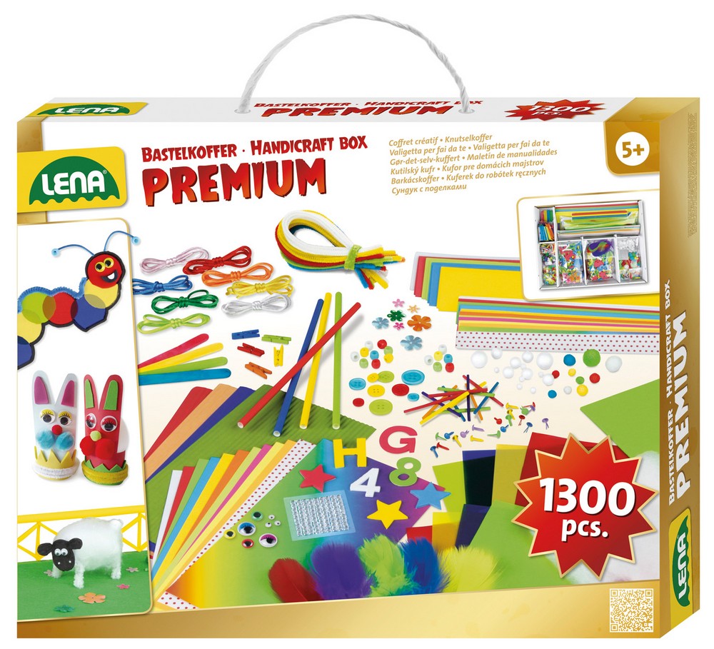 LENA Bastelkoffer Premium, Faltschachtel