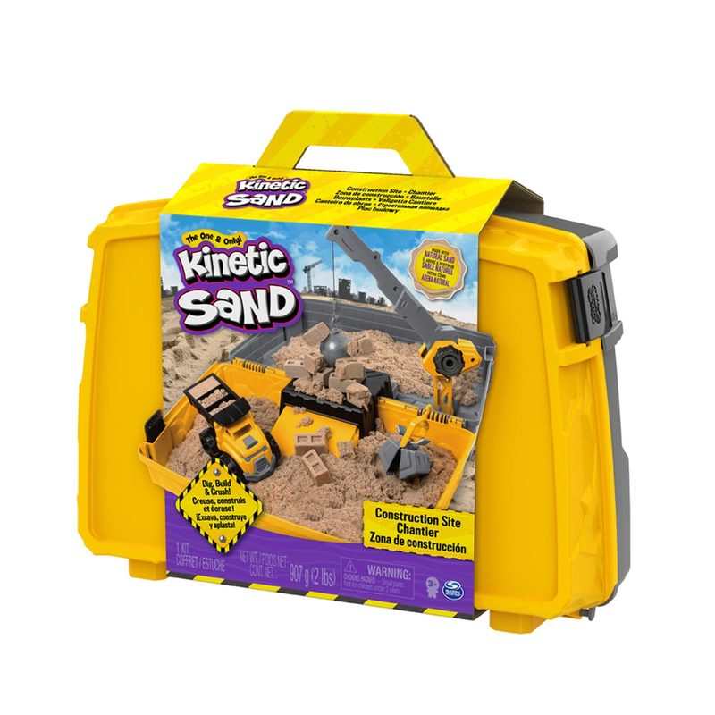 Mallette de construction sable Kinetic Sand