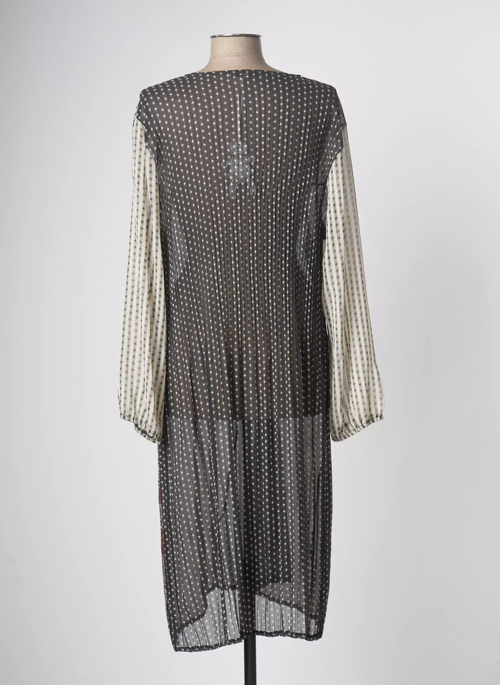 Franck Anna Robes Mi Longues Femme couleur noir