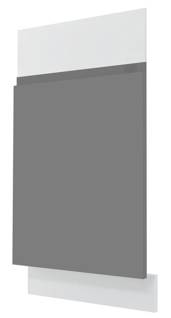 Feldmann-Wohnen Sockelblende Avellino, 45cm Front- und Sockelfarbe wählbar grifflos teilintegriert