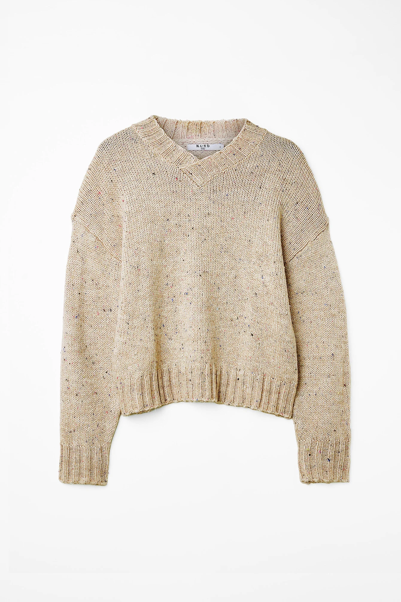 Strickpullover mit V-Ausschnitt