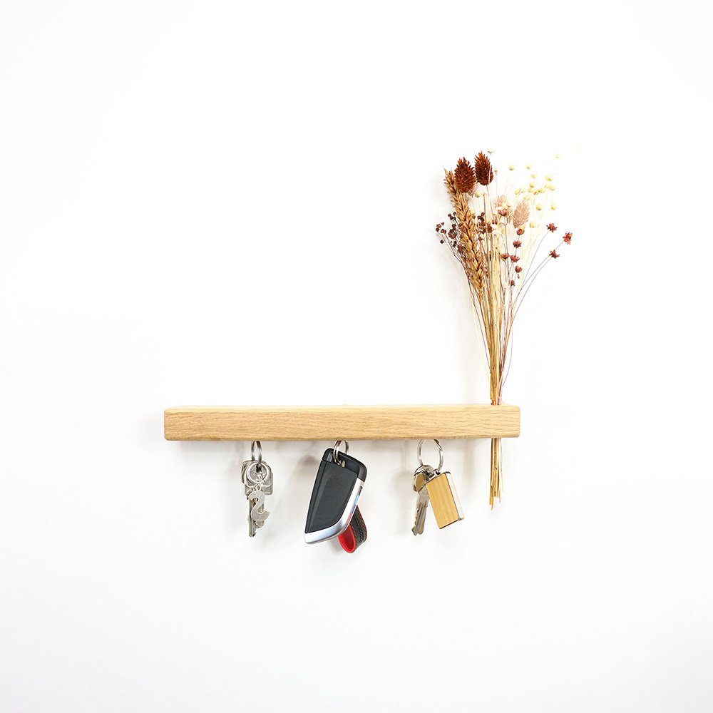 FlowerBar by Trockenblumen-Manufaktur Schlüsselbrett FlowerBar Keys “GOLD RICHTIG”
