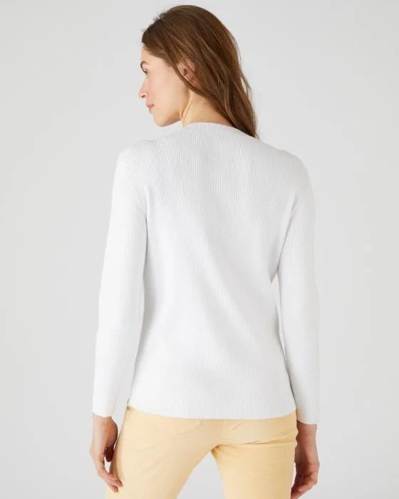 Pull jeu de côtes fantaisie