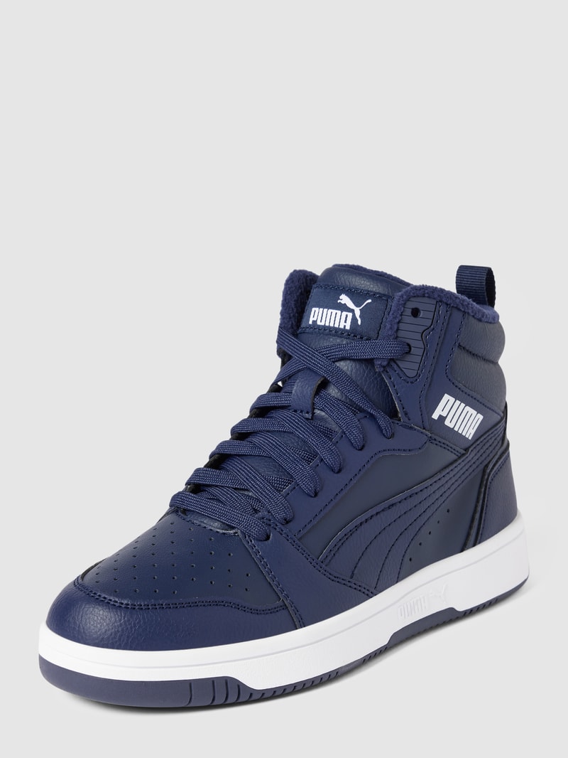 High Top Sneaker mit Label-Details Modell 'Rebound V6 Mid' in marineblau
