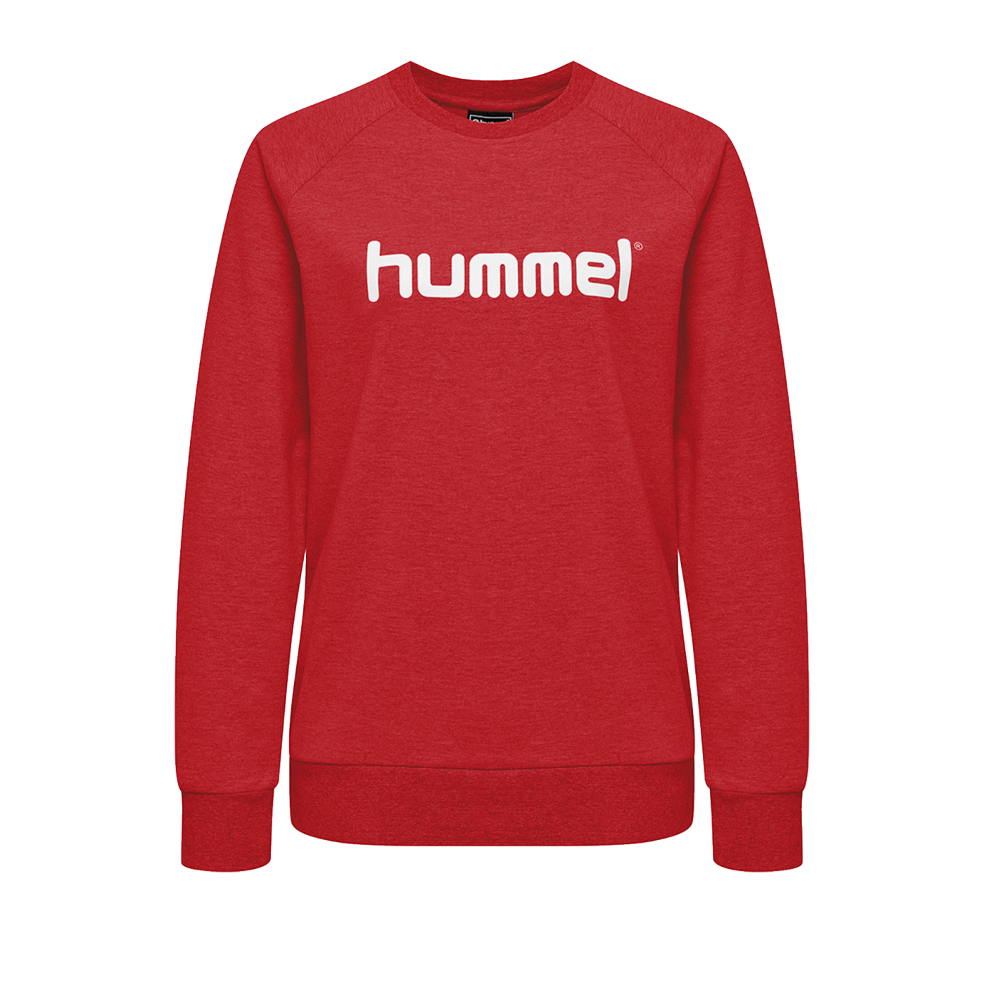 Hummel Cotton Logo Sweatshirt Damen Rot F3062